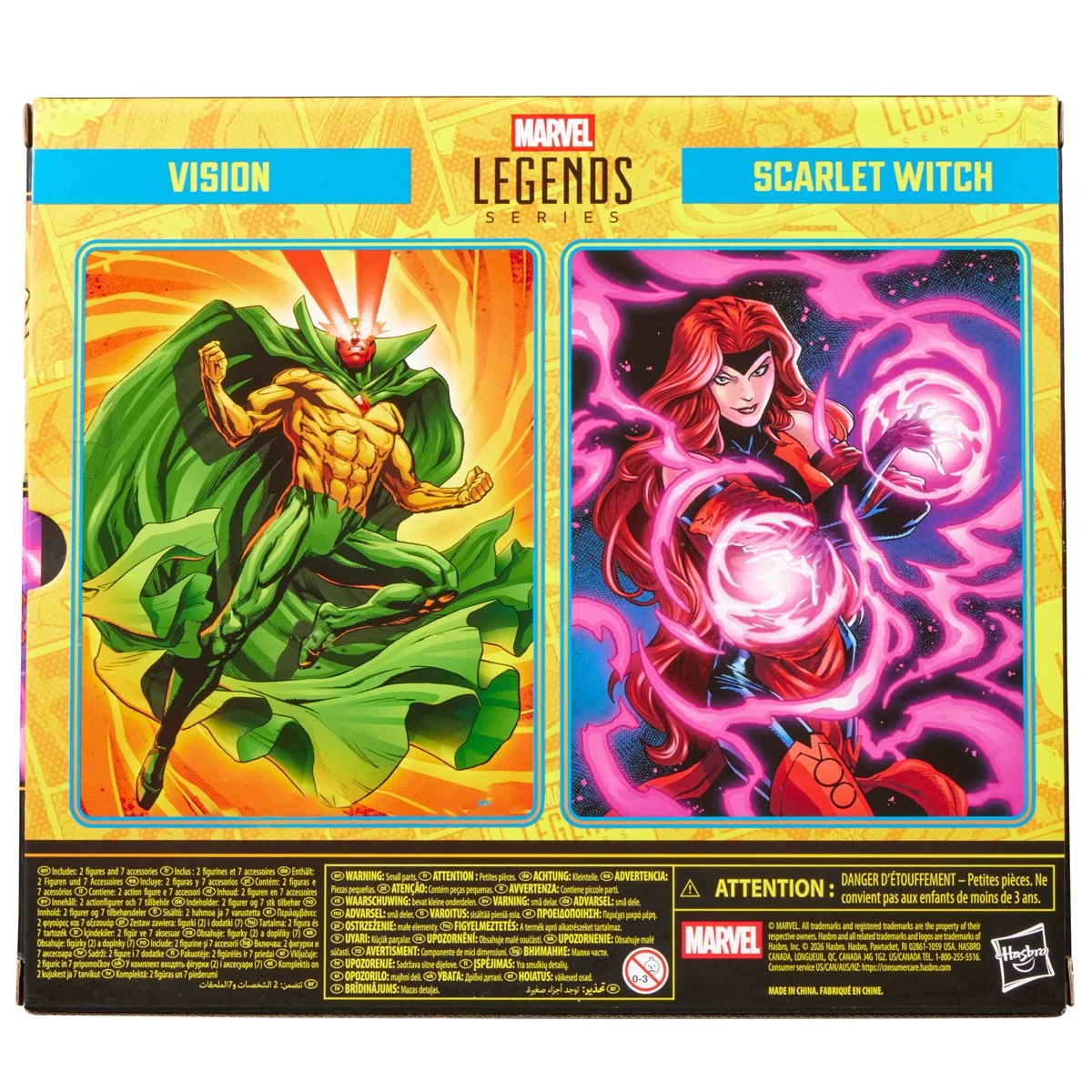 Avengers: The Crossing Marvel Legends Series Vision & Scarlet Witch 6-Inch Action Figures - Image 15