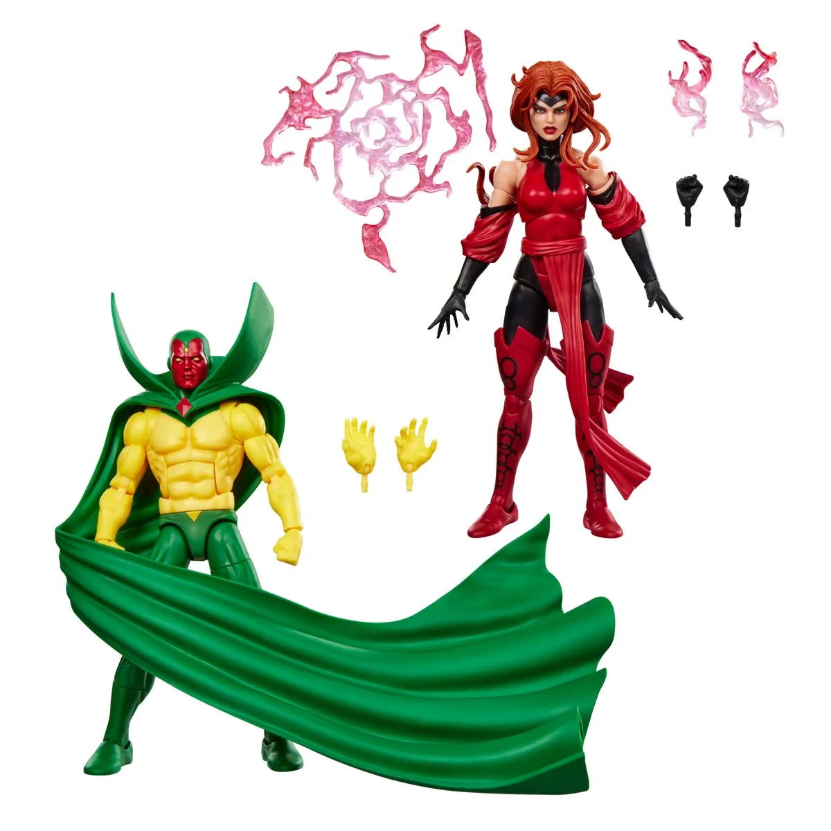 Avengers: The Crossing Marvel Legends Series Vision & Scarlet Witch 6-Inch Action Figures - Image 4