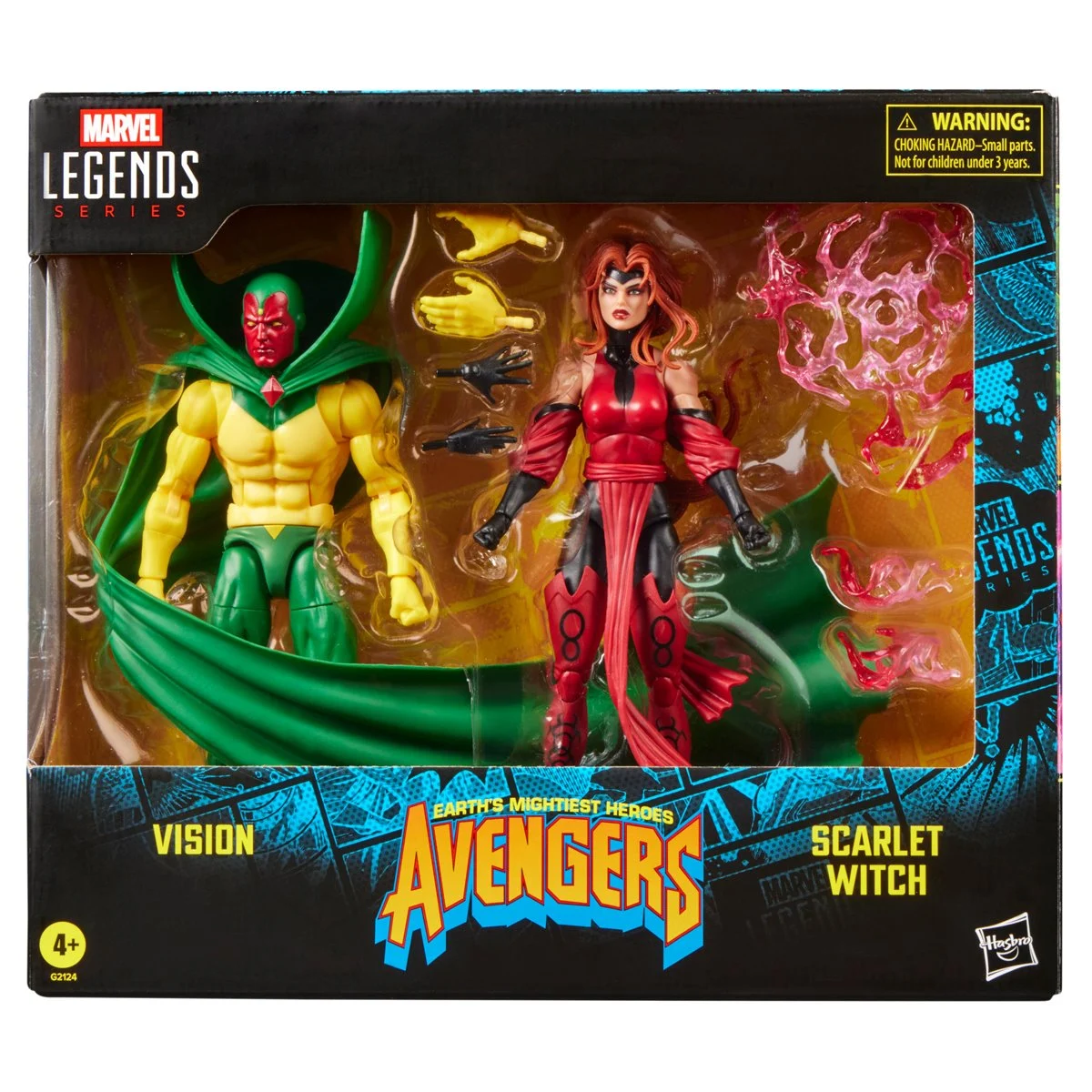 Avengers: The Crossing Marvel Legends Series Vision & Scarlet Witch 6-Inch Action Figures - Image 13