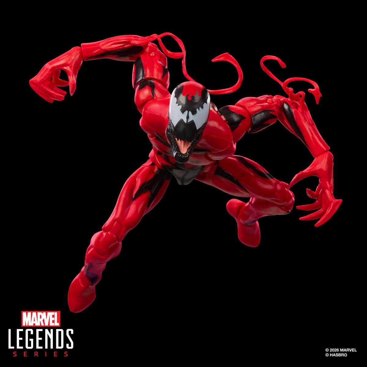 Spider-Man Maximum Carnage Marvel Legends Series Carnage Retro Cardback 6-Inch Action Figure - Image 3