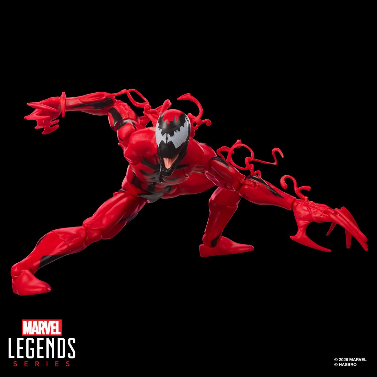 Spider-Man Maximum Carnage Marvel Legends Series Carnage Retro Cardback 6-Inch Action Figure - Image 4