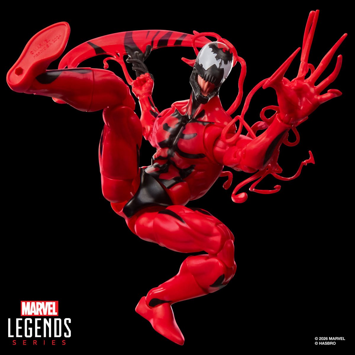 Spider-Man Maximum Carnage Marvel Legends Series Carnage Retro Cardback 6-Inch Action Figure - Image 5