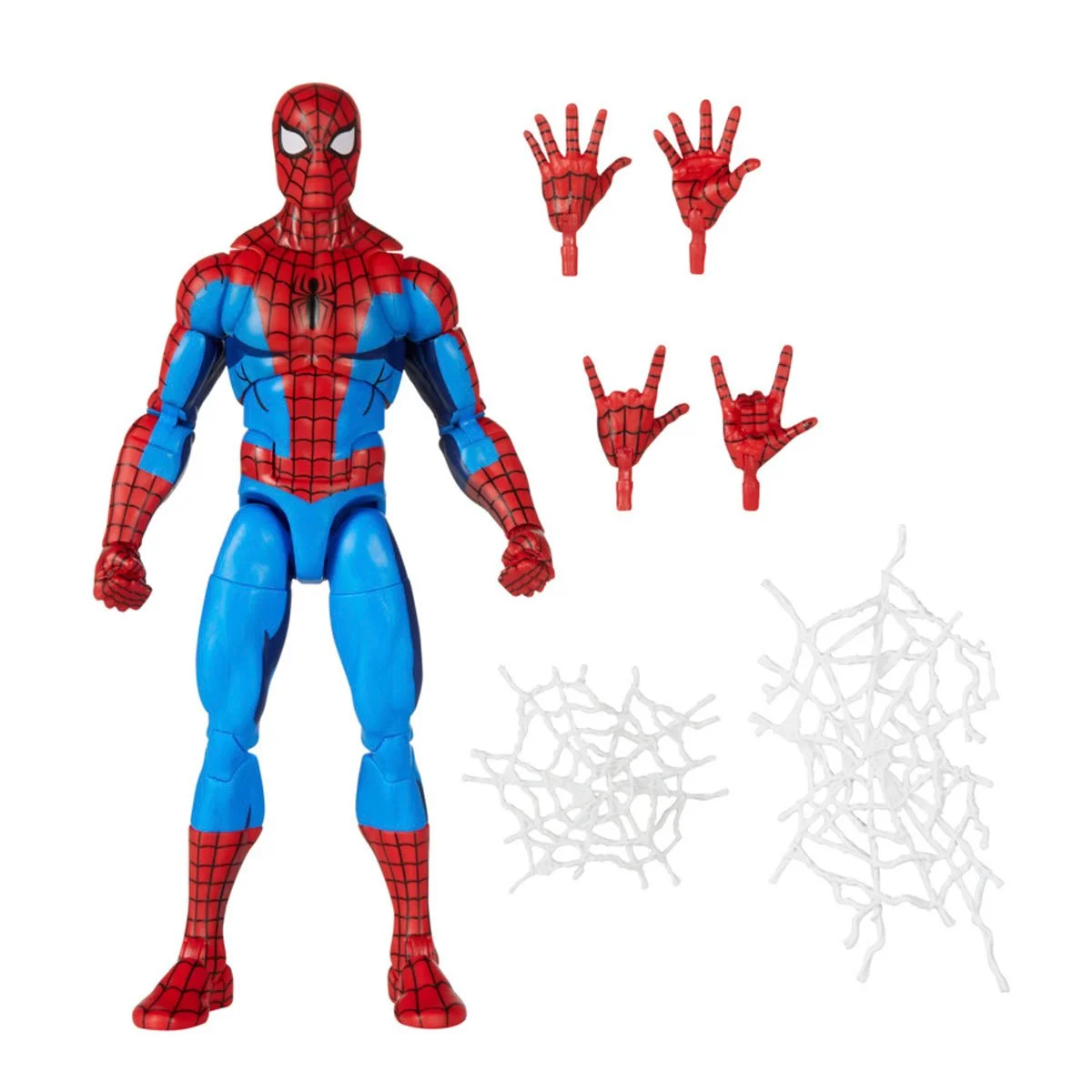 Spider-Man Retro Marvel Legends Cel Shaded Spider-Man 6-Inch Action Figure - Image 6