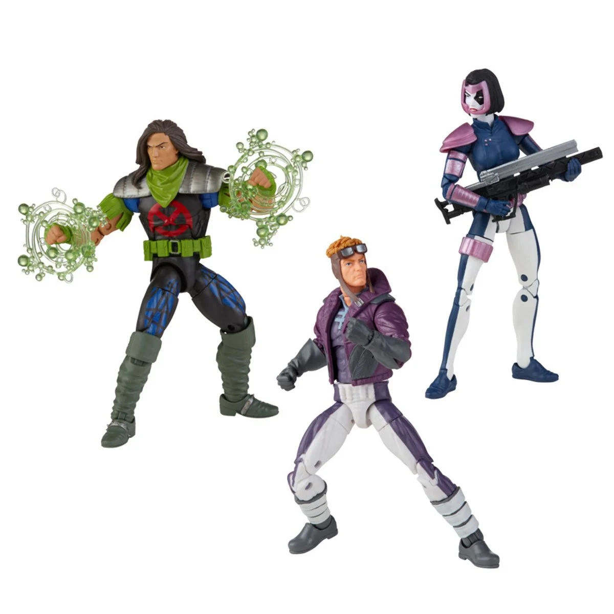 X-Force Marvel Legends Rictor, Domino, and Cannonball 6-Inch Action Figures 3-Pack - Image 12