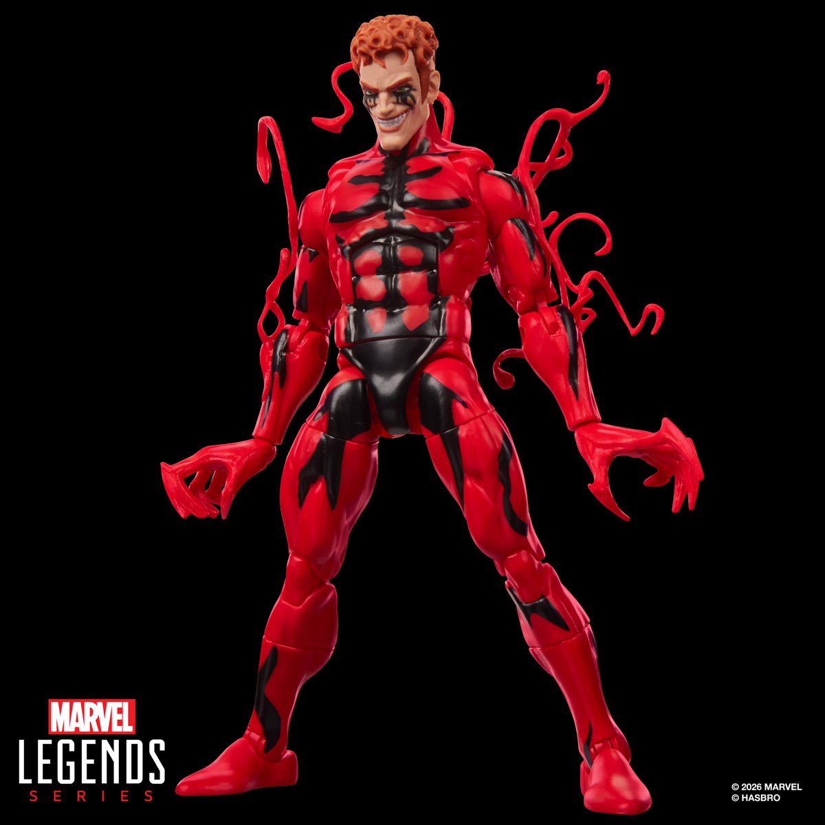 Spider-Man Maximum Carnage Marvel Legends Series Carnage Retro Cardback 6-Inch Action Figure - Image 8