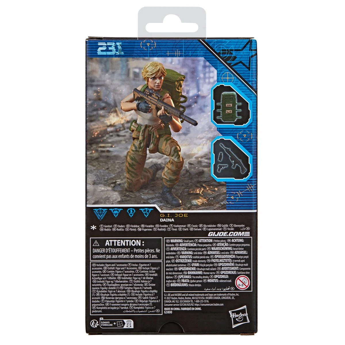 G.I. Joe Classified Series 231 Daina 6-Inch Action Figure - Image 3