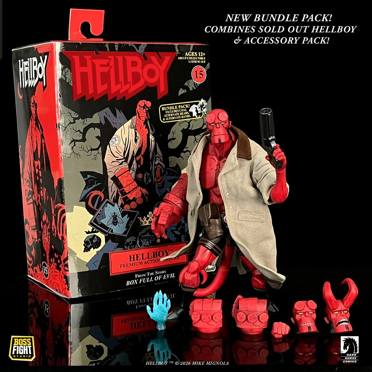 Hellboy Box Full of Evil 1:12 Scale Deluxe Action Figure with Accessories