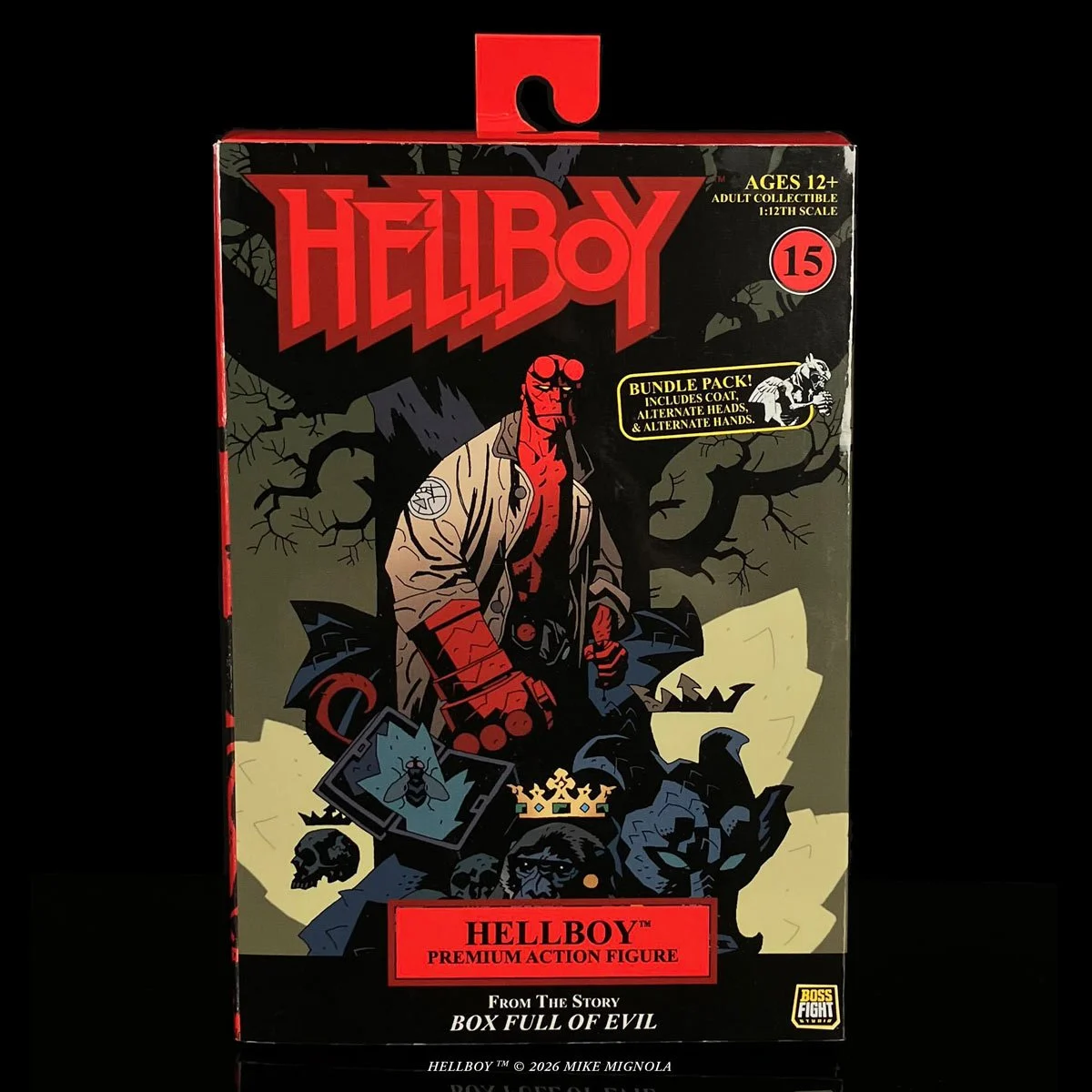 Hellboy Box Full of Evil 1:12 Scale Deluxe Action Figure with Accessories - Image 3