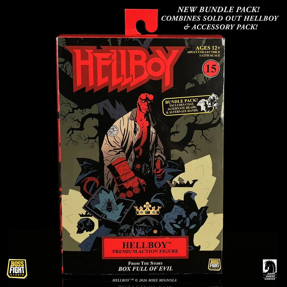 Hellboy Box Full of Evil 1:12 Scale Deluxe Action Figure with Accessories - Image 4