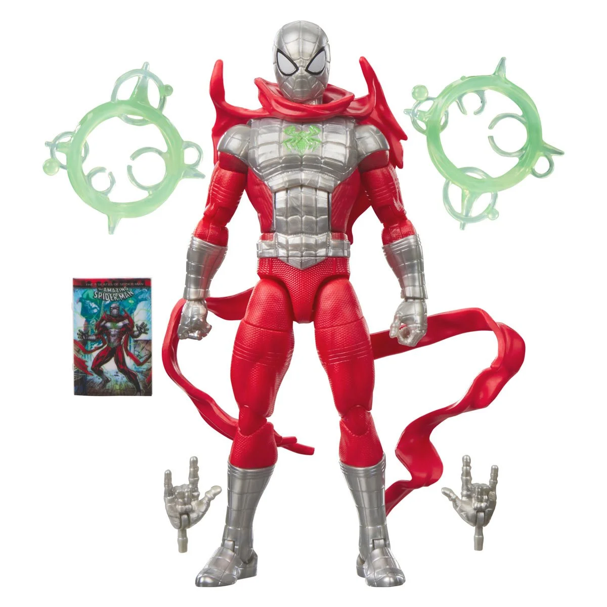 Marvel Legends Series Comics-Inspired Spider-Man (Doom Suit) 6-Inch Action Figure - Image 2