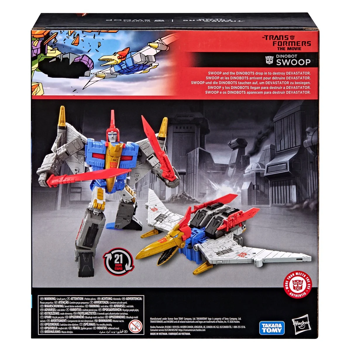 Transformers Studio Series 86 Leader Class Transformers: The Movie Swoop - Image 7